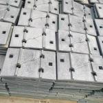AREMA Railway Double Shoulder Tie Plates for 100, 115, 132, 136 Lb Rails