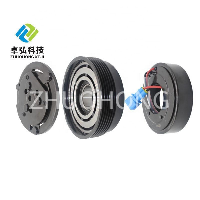 VW FAW JETTA 2013- 1.4 1.6 1.6 CNG Auto AC Compressor Pulley Clutch Kit 6PK 120MM 12V