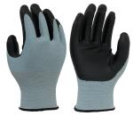 Oil Resistant 13G Seamless Nitrile Gloves With Grip