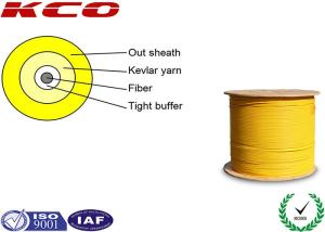 Wholesale Armored Simplex Fiber Optic Cable , 2.0mm Fiber Optic Data Cable Tight Buffer from china suppliers
