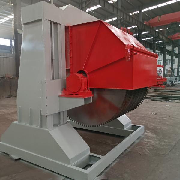 Single Arm Block Cutting Machine Hydraulic Four Cylinder Multiblades Stone