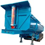 U Type Semi Trailers 80 tons Truck Semi Trailers U Type Dump Truck Semi Trailers