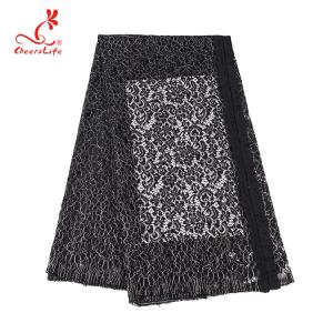 Wholesale High quality Black Nylon lace fabric for evening dress from china suppliers
