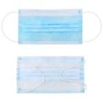 Fliud Resistant Medical Disposable Mask , Earloop Face Mask PVC Concealed Nose