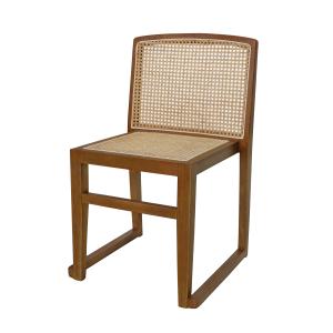 Wholesale OEM Service Accepted Nordic Furniture Stackable Rattan Backrest Solid Wood Dining Chair for Hotel Restaurant from china suppliers