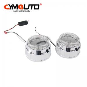 China Mini Xenon HID Projector Shrouds Angel Eyes LED Light Guide Shrouds on sale