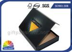 Matte Black Hinged Lid Gift Box Paper Packaging Box Customized Glossy
