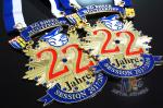 Runing Race Sports Enamel Medals Cut Out Effect Sublimated Ribbon Both Size