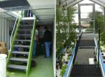 Hydroponic Shipping Container Greenhouse for Leafy Vegetables Affordable