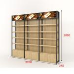 Gondola Convenience Store Display Shelves Double side For Grocery Shop