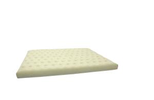 Wholesale Car Guest Beige Flocked Air Bed Inflatable Sleeping Mattress 1 Layer PVC Cushion from china suppliers