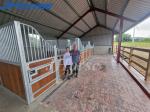 Bamboo Horse Stall Panels Horse Stable Barn With Standard Swing Door Included