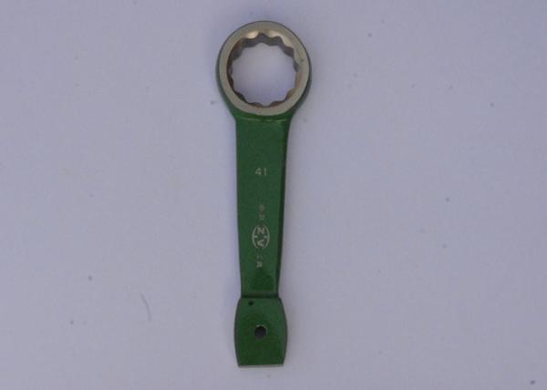 Professional Single Bent Box Wrench , Bent Open End Wrench For Coal Mines