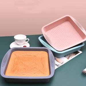 Wholesale Non Stick Silicone Square Cake Pan Easy Release Heat Resistant For Baking Cakes from china suppliers
