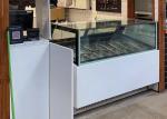 Gelato Display Cabinet Scoop Display Ice Cream Freezers With GN Pans