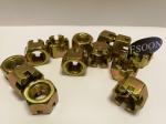 Hex Castle Nuts Metric Slotted Hex Nuts ASME B18.2.4.3M-1979,M6~M100,ZINC