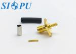 SMA Female RF Coaxial Connector – Flange Mounted, Compatible with RG316/U Cable