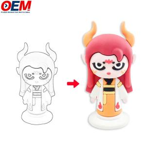 Wholesale Toy manufacturer make plastic pvc material toys figurine custom design mini plastic figure vinyl figure Custom Anime Pvc Figure from china suppliers
