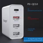 Essager 2021 Earl High-quality Essager 48W PD Charger 4 Port Wall Charger QC3.0