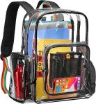 Clear Backpack Heavy Duty - Large Clear Backpacks For School PVC Transparent