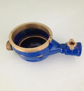 Wholesale DN15-DN50 Brass Water Meter Body , Valve Controlled Brass Water Flow Meter Body from china suppliers