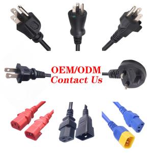 Wholesale 3 Pin Plug 10A 13A 15A 125V Laptop Computer UL Certificate AC Power Cord from china suppliers