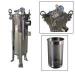 62KG Stainless Steel Bag Filter Housing for Construction Works and Filtration 2"