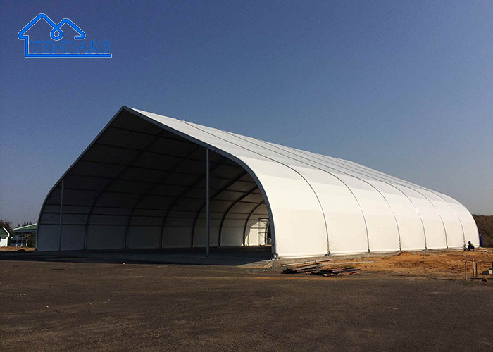 Custom Aluminium Outdoor Curve Tent For Airport,Airplane Storage ,Hangar Aircraft And So On