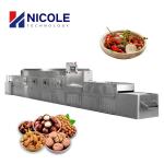 Continuous Conveyor Belt Food Nut Microwave Tunnel Dryer Machine Industrial