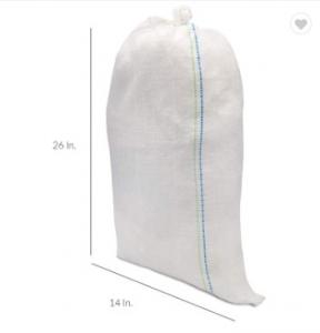 China Empty Woven Polypropylene Sand Bags Single Folded 26 Inch Length 14 Inch Width on sale