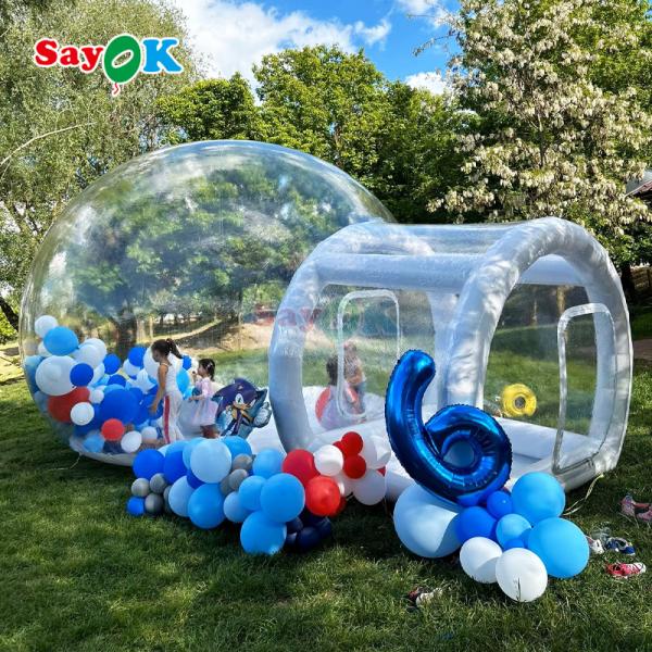 Warehouse 10ft Kids Bubble House Transparent Inflatable Party Bubble Balloon