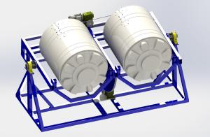 Wholesale Open Fire Rock And Roll Rotomoulding Machines / Rotary Moulding Machine from china suppliers