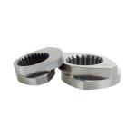 Model 75 Twin Screw Extruder Kneading Blocks Screw Segments for Puffed PET Food