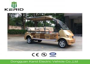 Wholesale 8 Seats 4kW Royal Gold Electric Sightseeing Car Designed For Tourist Attractions from china suppliers