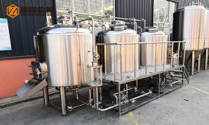 Wholesale 10HL Stainless Steel Beer Making Machine Semi Automatic Control With Jacket from china suppliers