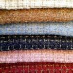 Herringbone Check Polyester Worsted Tweed Wool Fabric 150cm Width