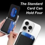 Detachable PU Leather Magsafe Wallet Card Holder Stand 10 Cards For IPhone