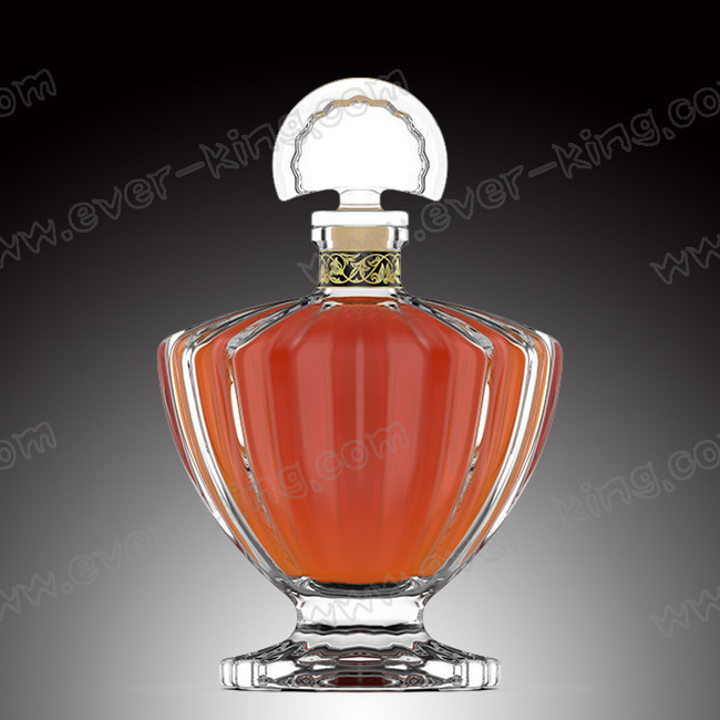 Custom Design Glass Wine Bottle 750ml For Liquor Alcohol Drinking