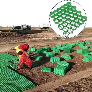 China Onsite Installation HDPE Plastic Green Grass Grid Parking Paver for Parking Lots on sale