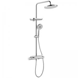 Wholesale ARROW AMG14SH851 Thermostatic Bath Shower Mixer Set Chrome Brass from china suppliers