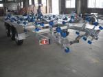 Heavy Duty Galvanized Boat Trailer For Rib Boats , 960 cm Dual Axle Boat Trailer