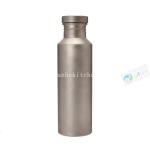Titanium backpacking water bottle /Camping water cup with lid