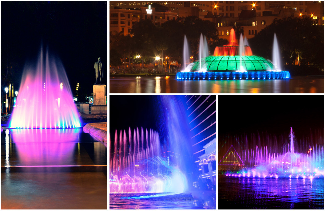 316L Stainless steelIP68 Structure waterproof DC24V 2000LM Led Fountain Lights