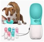 Dog Water Bottle for Walking, Pet Water Dispenser Feeder Container Portable with