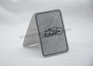 Wholesale OEM Sliver Glitter Printed Recycled Paper Hang Tags For Clothing from china suppliers