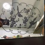 Fiber Laser Sanding Machine for Smart Bathroom Mirror Carving 2022 Latest