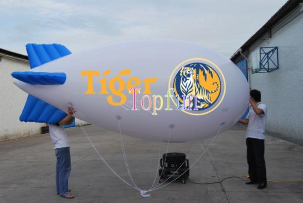 Inflatable Advertising Balloon 6 Meters Long Inflatable Helium Blimp For