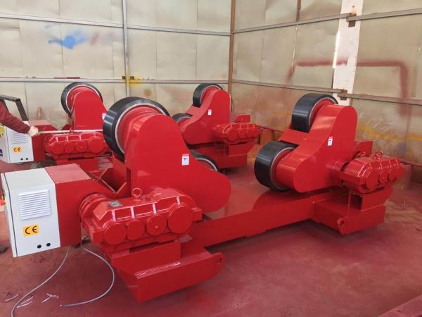Quality 40 Ton PU Self - Aligning Tank Turning Rolls Wind Tower Welding Rollers for sale