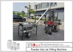 Automatic Jar Powder Filling Machine 50L Hopper For Pharmaceutical Foodstuff