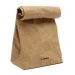 Customized Natural Kraft Paper Bags for Food Packaging , Plain Brown Paper Pouch